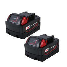 Milwaukee 18V | M18 Battery | Milwaukee 18V M18 Battery | 4.0Ah Lithium-Ion Replacement Battery | two