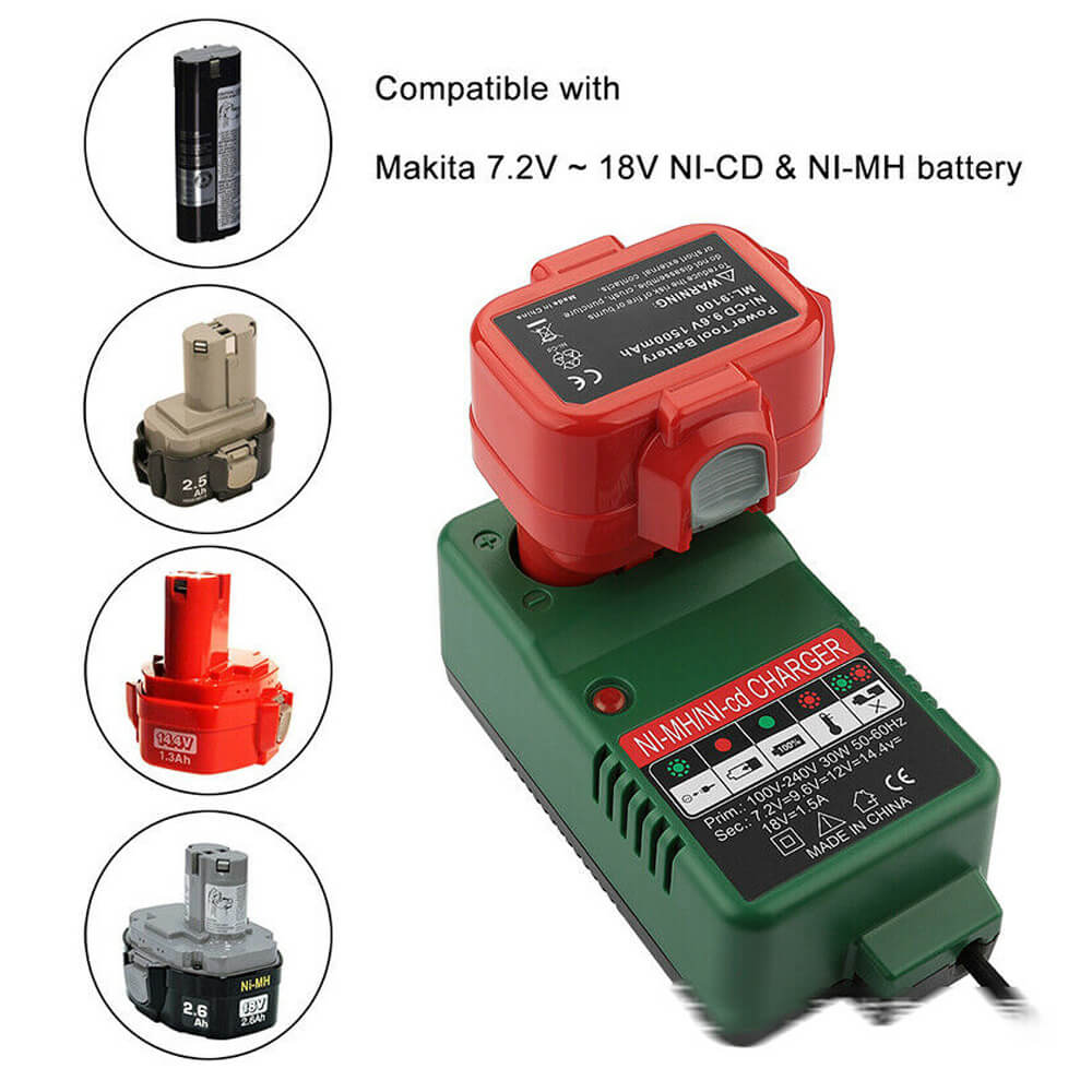 14.4V&18V Li-ion Power Tool Battery Charger for Makita