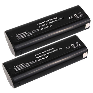 6V OEM Paslode | Paslode Battery Replacement | 404717 3500mAh Ni-MH Battery | back