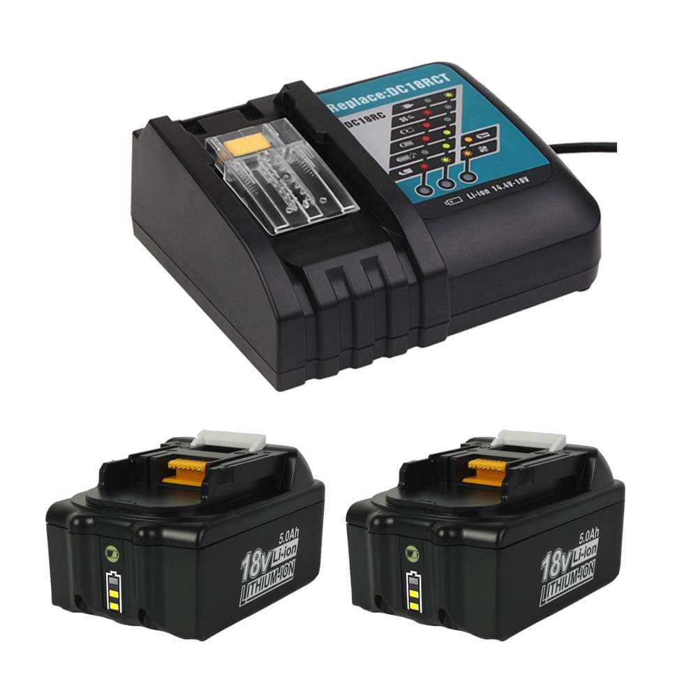 18V 5AH BL1850 Batería de reemplazo para Makita 10 piezas/Compatible con  Makita 18V BL1830B BL1860B BL1820 LXT-400 – Dasbatteries